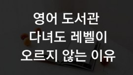 영어 도서관 효과 있을까? 초등 영어…